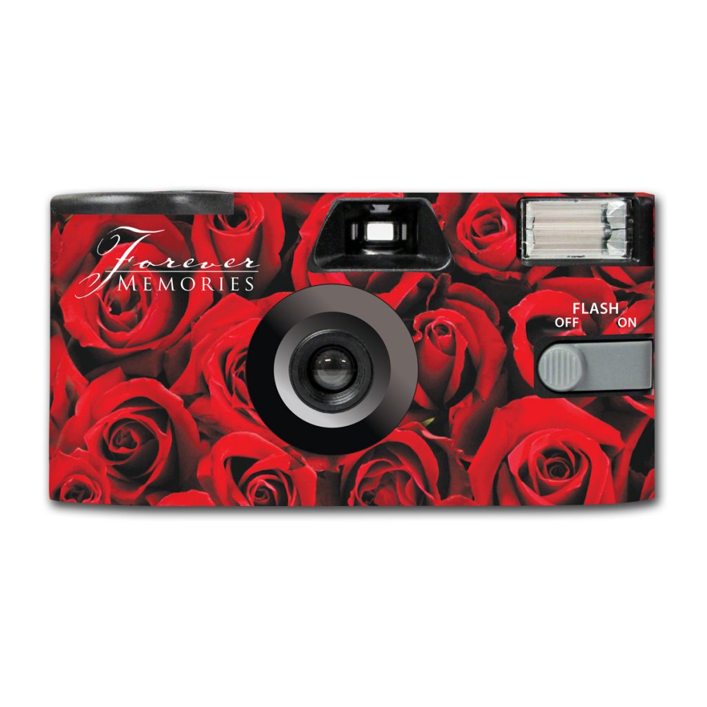 Deep Red Rose - Disposable Camera Company