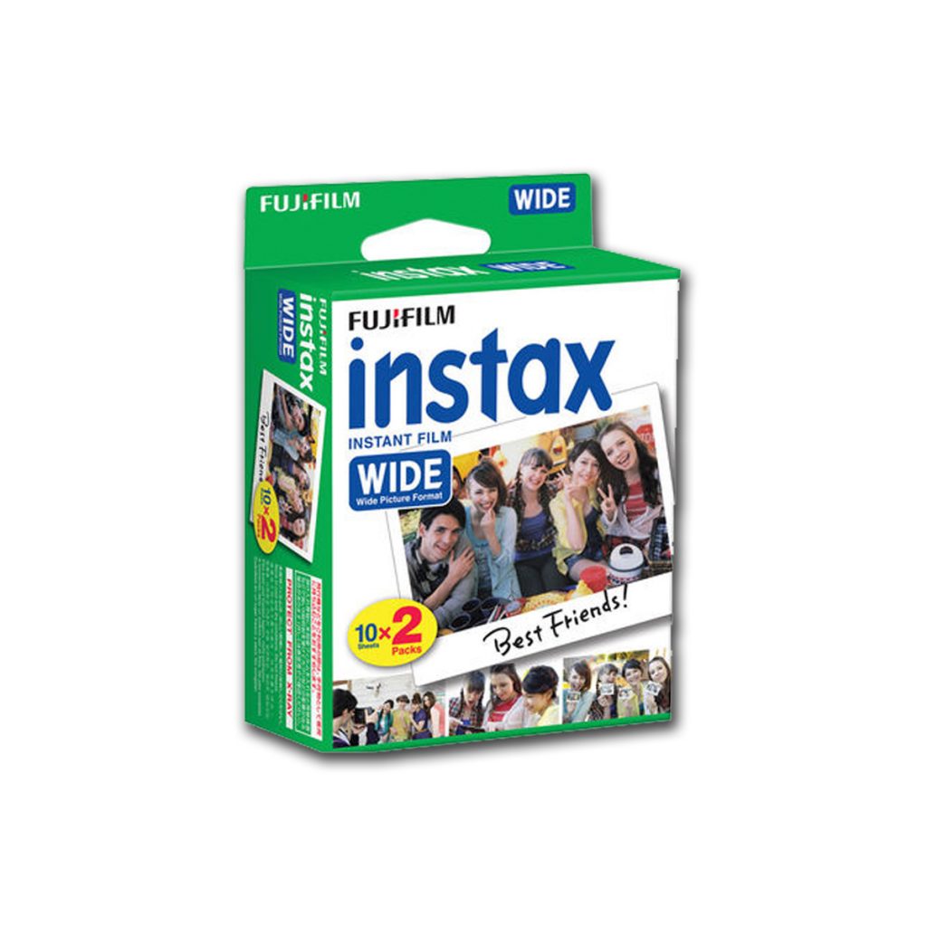 FujiFilm Instax Wide Film Packs (2x10 shots) - Disposable Camera Company