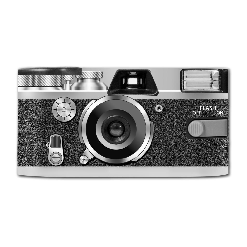 Retro Vintage Black Disposable Camera Company