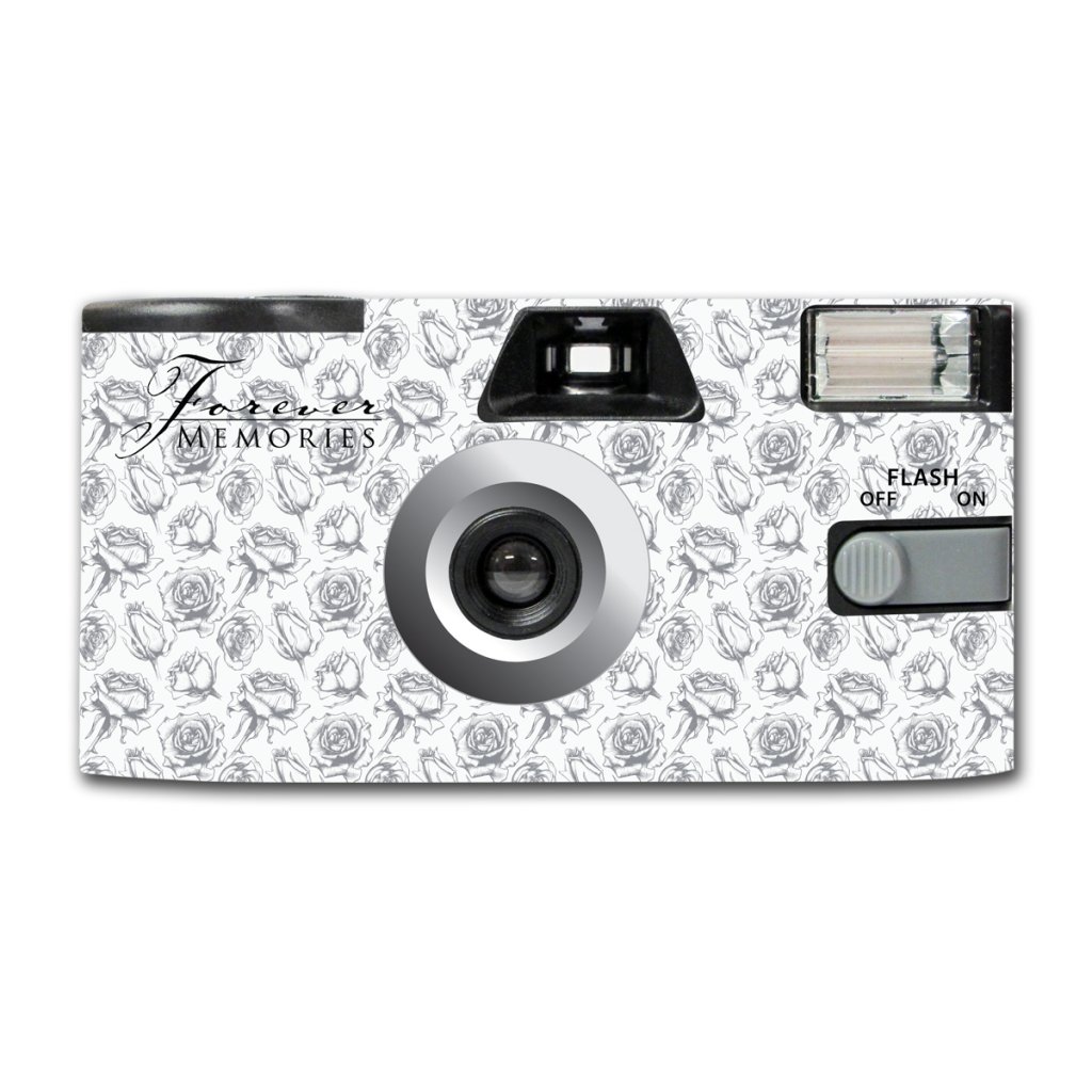 Rose Buds Silver Disposable Camera Company