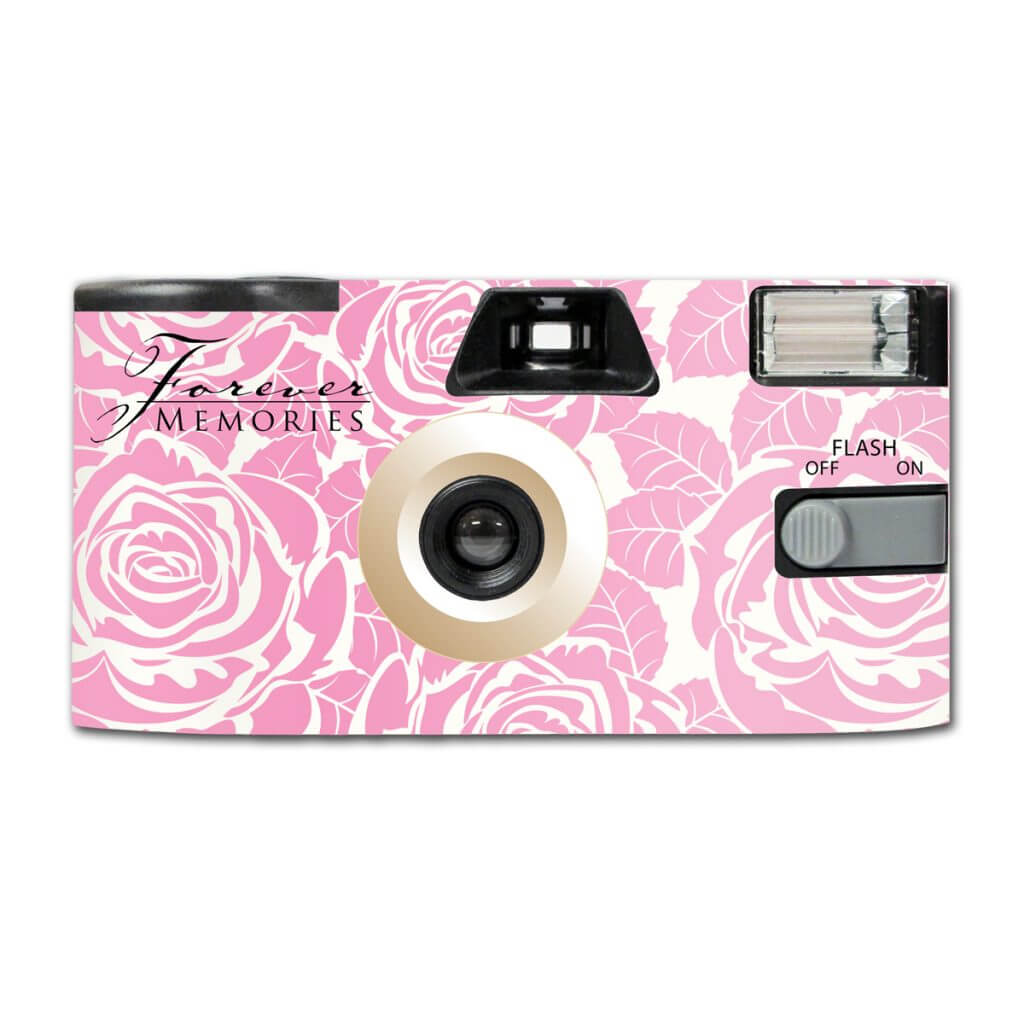 Roses in Pink - Disposable Camera Company